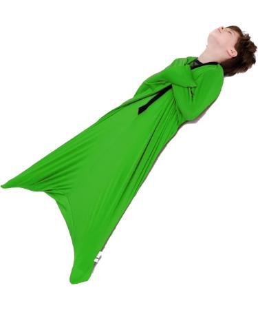 Sensory Body Sock for Kids - Stretchy Full Body Wrap for Autism & Anxiety - Silver Grey, Size Large - Buy Online on GoSupps.com