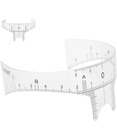 Professional Eyebrow Positioning Ruler Microblading Brow Shape Design Ruler Measure ToolB Accurate outcomes: This Caliper EyebrowMeasuring R (Nose bridge ruler type B) - Buy Online on GoSupps.com