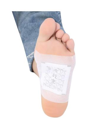Detox Pavement Foot Stickers - 50 Organic Bamboo Vinegar Pads for Pain Relief & Healthy Feet Care - Buy Online on GoSupps.com