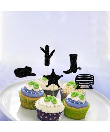 Sodasos 20 Pieces Black Glitter Cat Cupcake Toppers diverse patterns in Cat silhouette shape Theme Birthday Party Cake Decoration Baby Shower Kid 's Birthday Cake Decors (838) - Buy Online on GoSupps.com