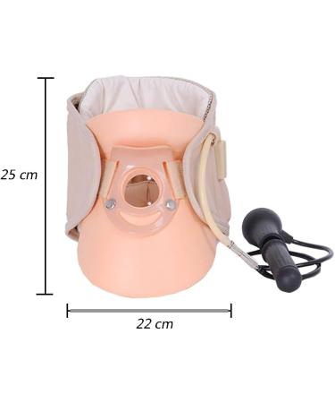 Buy Adjustable Inflatable Neck Support - Cervical Traction Device Breathable & Easy-to-Wear for At Home Relief - International Shipping Available - Buy Online on GoSupps.com