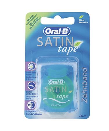 Oral-B SatinTape dental floss mint pack of 6 x 25 m - Buy Online on GoSupps.com