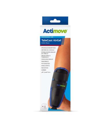 Professional TaloCast AirGel Ankle Brace | Lightweight Support for Sprains Tendonitis & Injuries | Unisex Black Large/X-Large - Buy Online on GoSupps.com
