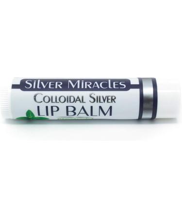 Colloidal Silver Peppermint Lip Balm - Hydrating and Soothing (1) - Buy Online on GoSupps.com