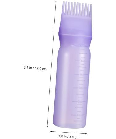 4pi ces Flacon Applicateur Peigne Pour Racines Cheveux Bouteille Pour Coloration Soins Usage Domestique Salon - Buy Online on GoSupps.com