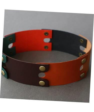 Foytoki Shaver Case - 2 Pieces Synthetic Leather Razor Accessories | Men's Razor Storage Bags | Brown 8.5x4.5cm - Buy Online on GoSupps.com