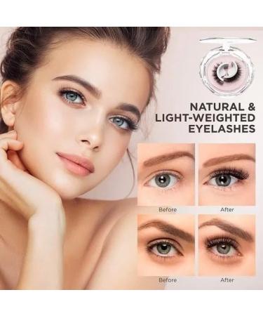 Accurateg Reusable Self Adhesive Eyelashes - Waterproof Natural Look | Buy Accurate Magnetic Eyelashes (3pc Mix) Online - Buy Online on GoSupps.com