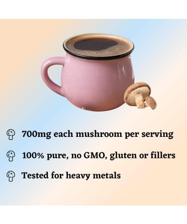 Organic Seven Mushroom Powder Blend with Chaga, Reishi, Lion's Mane & Cordyceps - 100g | Vegatox - Buy Online on GoSupps.com