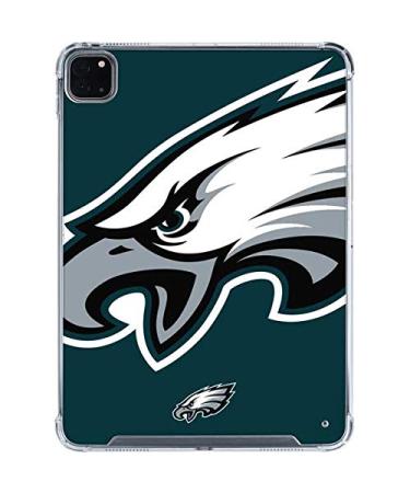 Skinit Clear Tablet Case Compatible with iPad Pro 11in (2020) - Officially Licensed NFL Philadelphia Eagles Large Logo Design