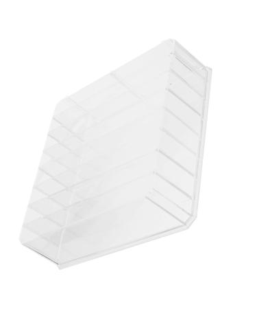 ABOOFAN Cosmetic Storage Box Drawer Divided Palettes Holder Pallet Divided Makeup Holder Household Bracket Transparent 24x23x6.5cm
