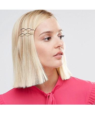Kitsch Decorative Mini Bobby Pins - Fashion Metal Hair Pins for Women - Blonde & Thick Hair Bobby Pins - 3 pcs Diamond Set - Buy Online on GoSupps.com