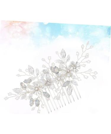 Angoily Tiara Combs Comb for Bridal Wedding Hair Comb Rhinestone Comb Rhinestone Hair Comb Crystal Hair Comb Rhinestones Millet Beads Bride - Buy Online on GoSupps.com