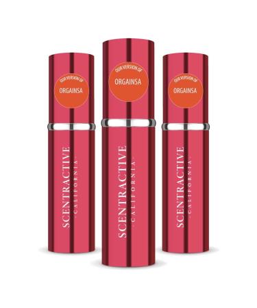 CA Perfume Impression of Orgainsa For Women Replica Version Fragrance Dupes Concentrated Long Lasting Eau de Parfum Spray Refillable Atomizer Bottle 0.17 Fl Oz/5ml-X3 GVNCHY ORGAINSA IMPRESSION 0.51 Fl Oz (Pack of 1)