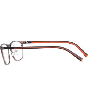 HELES TR90 Blue Light Blocking Glasses +3.75 - Anti Eye Strain & Headache - UV Cut Square Reading Glasses for Men & Women - Buy Online on GoSupps.com