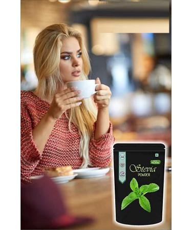 Green Stevia Leaf Powder | Helps to Control Blood Sugar Level & Blood Pressure Level I Alternative to Processed Sugar I 100% Zero Calorie sugerfee - 100 GM - Buy Online on GoSupps.com