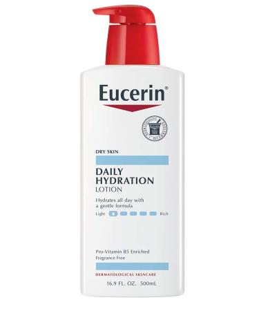 Eucerin Daily Hydration Lotion - Light-Weight Full Body Lotion for Dry Skin - 16.9 fl. oz. Pump Bottle