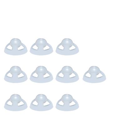 Banglijian Hearing Amplifier Replacement Open Mushroom Domes (9mm 10-Piece) for Banglijian 201 201A 109 201P and 206