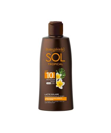 Bottega Verde Bottega Verde - SOL Tropical - Body Lotion - golden and even tan - with Monoi and vanilla extract (200 ml) - low protection SPF10