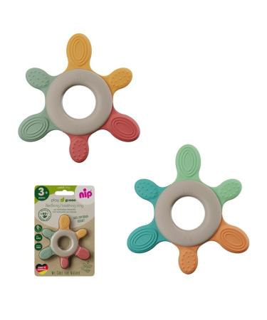 nip teething ring Play Green with long teething elements from 3 months