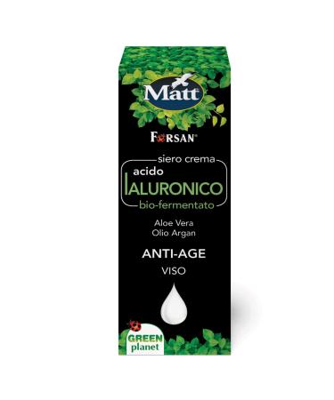 Matt Hyaluronic acid for anti-aging face with argan oil 30 ml