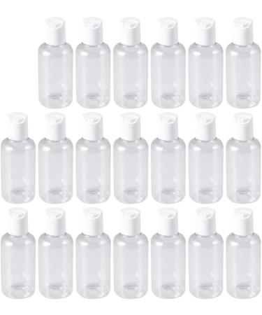 Lurrose 20-Piece Travel Bottle Set | Empty 50ml Cosmetic Bottles for Shampoo Lotion & Toiletries | Perfect for Travel & Camping - Buy Online on GoSupps.com