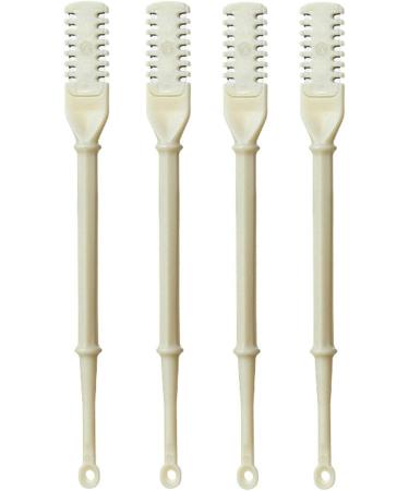 2024 Upgrade 2-in-1 Nasal Hair Cutter & Ear Picker - Portable 360 Nose Hair Trimmer for Men & Women - Double Sided Design (Beige) | International Shipping - Buy Online on GoSupps.com