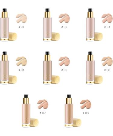 irene inevent 30ml Face Foundation Pore Concealer Waterproof Natural Brightening Whitening Pocket Travel Makeup Accessories Women Girls Type 6 - Buy Online on GoSupps.com