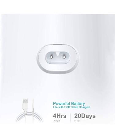 GeRRiT Portable Dental Oral Irrigator - 3 Modes 6 Jet Tips Rechargeable Waterproof Teeth Cleaner for Home & Travel - 300ml Reservoir - White & Black - Buy Online on GoSupps.com