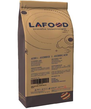 Acide Ascorbique Pur Lafood - Vitamine C - 1 kg E300 - Alimentaire - Sans OGM - Sans Gluten - Buy Online on GoSupps.com