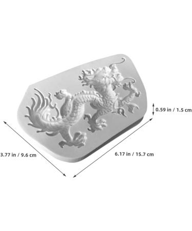 STOBOK Mold Chocolates Baking Tool Silicone Candy Party Chocolate DIY Chocolate Mould Chocolate Making Tools Fondant Making Baking Supplies Dragon Shape Clay Fudge Silica Gel - Buy Online on GoSupps.com