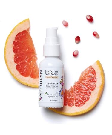 Mad Hippie Sheer Tint Sun Serum SPF 29 | Tinted Moisturizer with Vitamin C & Hyaluronic Acid | Reef Safe | 1.02 Oz - Buy Online on GoSupps.com