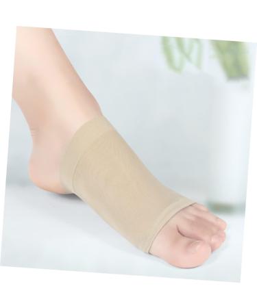 FOMIYES Flatfoot Orthotics - Arch Support Insoles | Comfort Massage Pad | Elastic Foot Pads | Khaki Color | 1 Pair (11.5x7.7x1.5cm) - Ship Worldwide - Buy Online on GoSupps.com