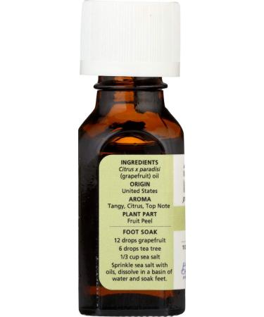 Aura Cacia Grapefruit Essential Oil 0.5 oz | Pure Aromatherapy | International Shipping Available - Buy Online on GoSupps.com