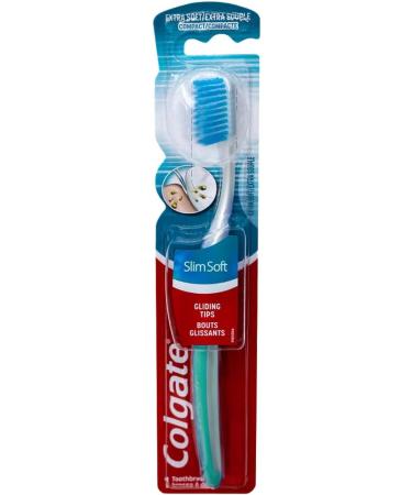 Colgate Slim Soft Ultra Compact Toothbrush Extra Soft - 1 Count | Colors Vary - Buy Online on GoSupps.com