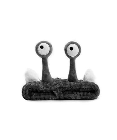 ZHOUMEIWENSP Cute Snail Coral Fleece Cartoon Creative Face Wash Headband Party Hairband (Black)