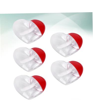 Homoyoyo Lot de 5 Set de Tubes de Gloss L vres de C ur Plastique Transparent Vides et Rechargeables Format Petit pour Maquillage L vres Voyage et Rangement Cosm tique Pratique - Buy Online on GoSupps.com