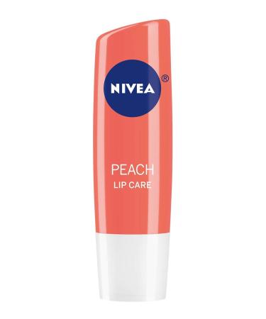 Nivea Tinted Lip Care Peach 2 Pack 0.17 oz (4.8 g) Each - Buy Online on GoSupps.com