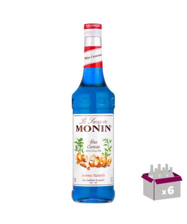 Lot de 6 Sirop - Cura ao bleu - 70cL
