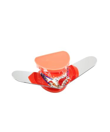 Dental Orthodontic Intraoral Mirrors Orthodontic Lab Instruments Photography Mirrors Double Side Photographic Reflector Anti-sctraching Surface Rhodium Plated