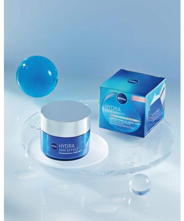 NIVEA HYDRA SKIN EFFECT Gel Cream 50ml - Regenerating Night Care for Smooth Skin with Pure Hyaluron | 72H Moisture International Shipping Available - Buy Online on GoSupps.com
