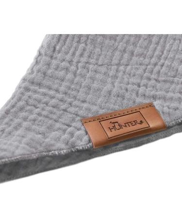 HUNTER NOLA Triangular Scarf in Grey - Size LL | Stylish & Versatile Accessories for Every Occasion | International Shipping Available - Buy Online on GoSupps.com