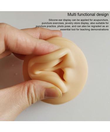 WEHOMY Silicone Left Ear Model for Teaching Instruction - Realistic 3D Display Tool Skin Color - Buy Online on GoSupps.com