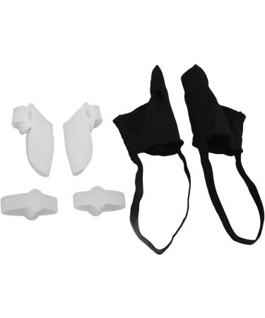 Bunion Corrector Hallux Valgus Corrector - Soft Elastic Toe Separator for Foot, Reusable Toe Hallux Valgus Corrector (L) - Buy Online on GoSupps.com