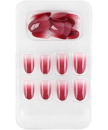 dijiusidy False Nail Fashionable Various Shapes Fingernail Full Coverage Strong Viscosity Adjustable Paster for Manicure Art 27 F741 27 1 count (Pack of 1) - Buy Online on GoSupps.com