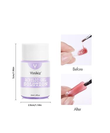 Monochrome Nail Extension Starter Set | Glow-in-the-Dark Gel & Rhinestone Glitter for Beginners - Nail Art Design #03 - Buy Online on GoSupps.com