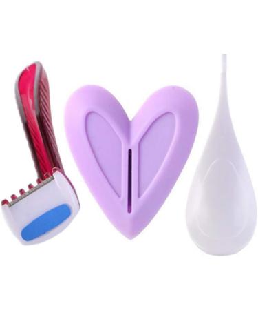 Danlai Heart Shape Bikini Trimmer | Sexy Female Pubic Hair Removal Kit | Intimate Grooming Tools for Women - International Shipping Available - Buy Online on GoSupps.com