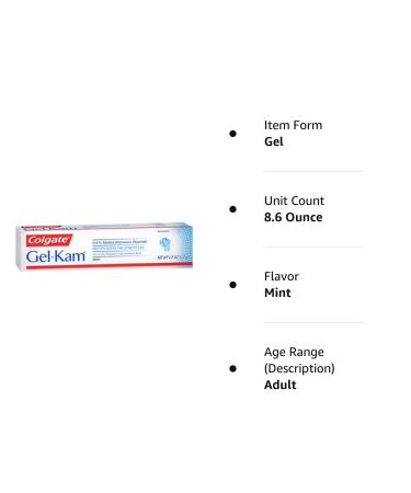 Colgate Gel-Kam Dental Treatment Gel - 2 Pack - Buy Online on GoSupps.com