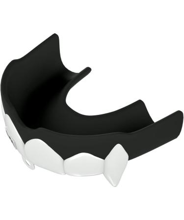 Loudmouth 3D Vampire Fangs Mouth Guard - Adult & Youth Sports Mouthguard (Black/White) | Boil & Bite for Football, Basketball, MMA & More - Buy Online on GoSupps.com