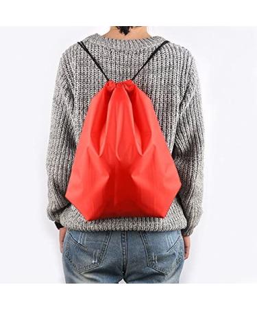 BINGONE Folding Sport Backpack Drawstring Bag Home Travel Storage Use 1 Pcs Black - Buy Online on GoSupps.com