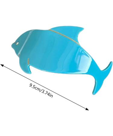 amangul Dolphin Hair Clip for Women Girl Sweet Blue Dolphin Hairpins Side Clip Hair Barrettes for Women Side Bangs Hair Decors - Buy Online on GoSupps.com